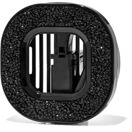 Scentportable Vent Visor Clip Black Jeweled Glitter
