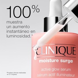 Clinique Moisture Surge™ Glow Serum - Suero Facial con Ácido Hialurónico y Vitamina C - Hidrata, Exfolia e Ilumina la Piel