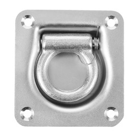 JECOMPRIS Easy Install Lashing d Ring Anchor Zinc Plated D-ring Tie Downs for Trucks Atvs Boats