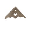 Antrader 2PCS Wooden Shelf Brackets,6" Wall Mount Natural Wood Bracket,Solid