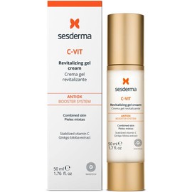 Sesderma C-Vit Crema Gel facial revitalizante actividad antioxidante, hidratante, antiarrugas e iluminadora 50ml