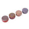 4pcs Dried Flower Aromatherapy Candle Set Long Lasting Aroma Scented