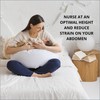 First Organic Cotton Pregnancy Pillow for Sleeping & Baby Feeding
