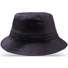 noTrash2003 Trendy Bucket Hat Cotton Twill Fishing Hat Summer Hat Sun Hat for Men and Women with Sweatband, navy