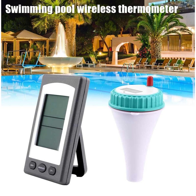 Wireless Pool Thermometer Floating Water Thermometer for Indoor Outdoor Spa