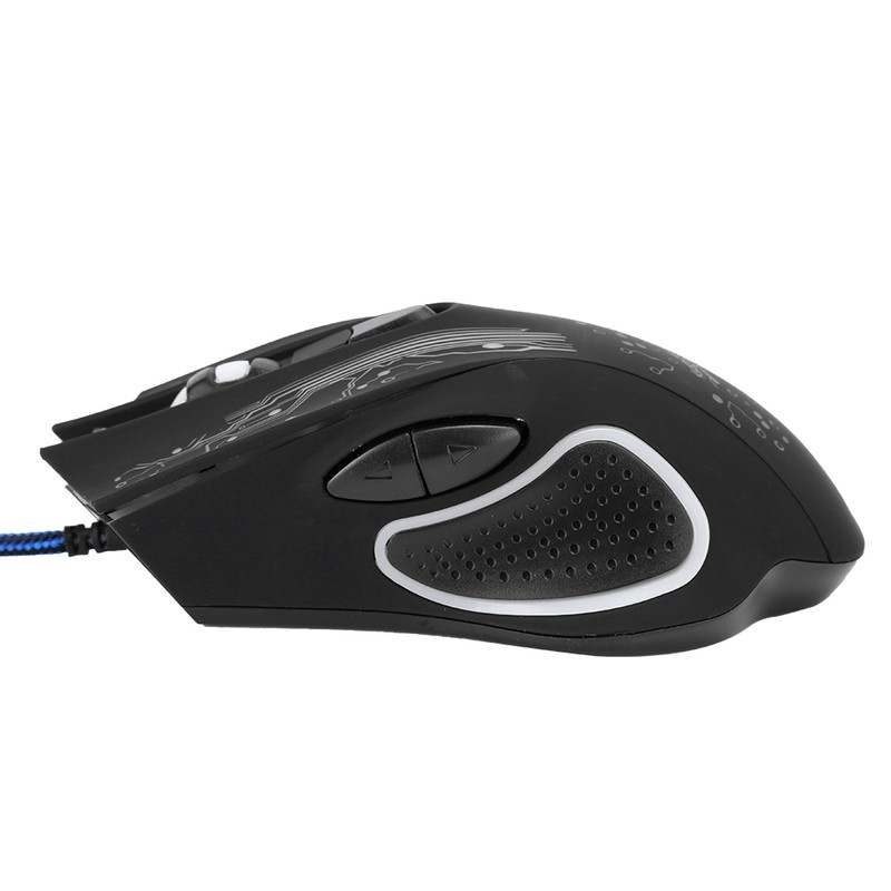 Wired Mouse LED Luminous 6 Key USB Home Office Gaming
