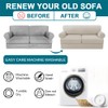 Turquoize 3 Piece T Cushion Sofa Slipcovers Stretch Couch Cover