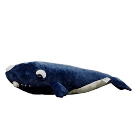 lilizzhoumax Right Whale Stuffed Animal,Realistic Whale Plush,Super Soft Plush,Toys for Kid,Figure Toy,Girl Toys,Gift for Kids,Valentine’s Day Gift, Home Decor(Blue 16.54 inch)