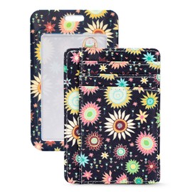 APHISON RFID Credit Card Holder Small Microfiber Leather Card Case Wallet for Women