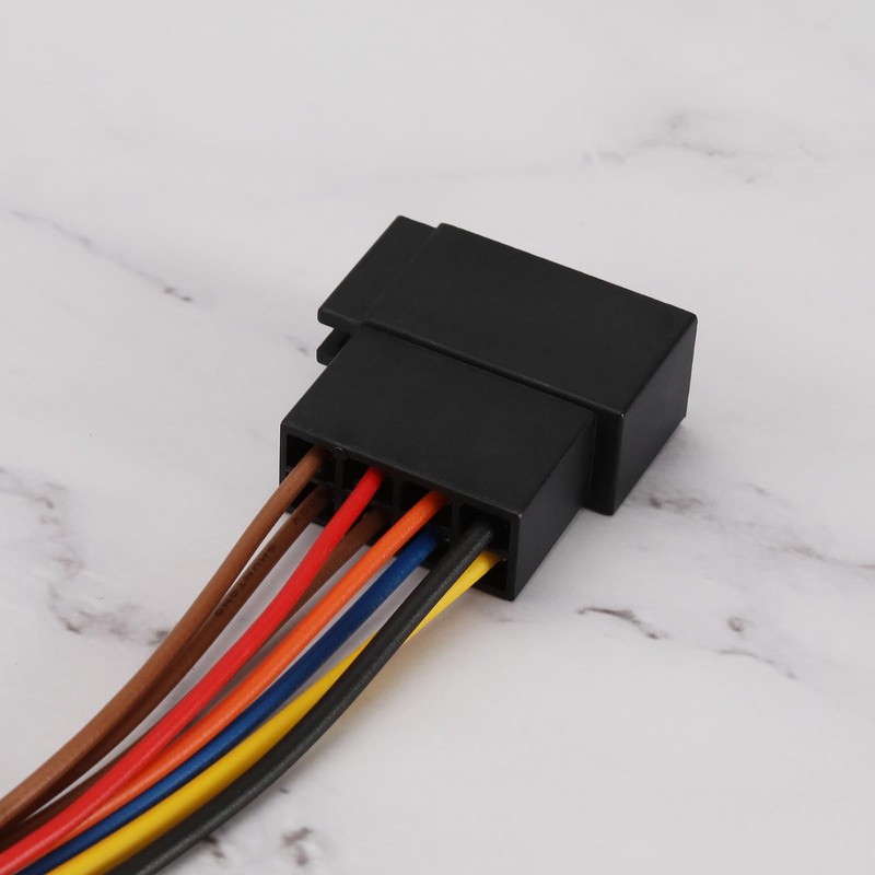 Micro Traders 2 Sets 16 Pin to ISO Adapter Cable