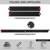 30cm Folding Ruler, 90° Foldable Metal Aluminum Ruler 0-300mm Length
