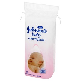 Johnson's Baby Cotton Pads, 50 Pads