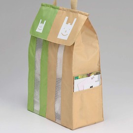 OUNONA Trash Bag Stocker, Shopping Bag Stocker, Trash Bag Storage, Visible Contents, Large and Small Sorting, Kitchen Storage