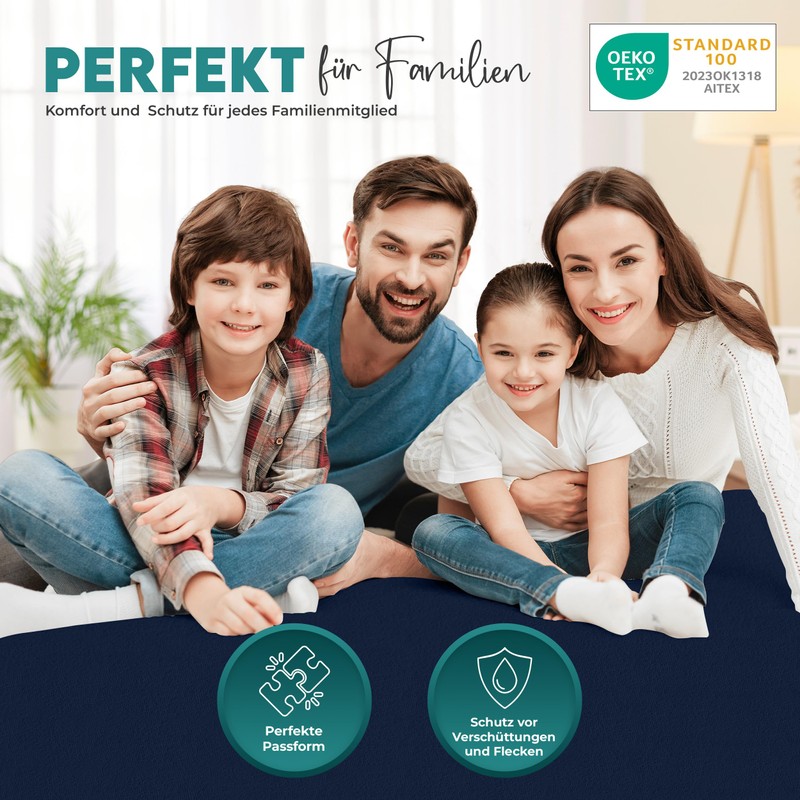 Utopia Bedding Mattress Protector, 140 x 200 x 30 cm,