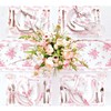 Solino Home Pink Spring Floral Table Runner 48 inch -
