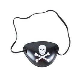 [TTETNLY] Pirate Captain Hat Pirate Caribbean Pirate Cosplay Role Playing Halloween Props Adult Kids (sku: Pirate Eye)