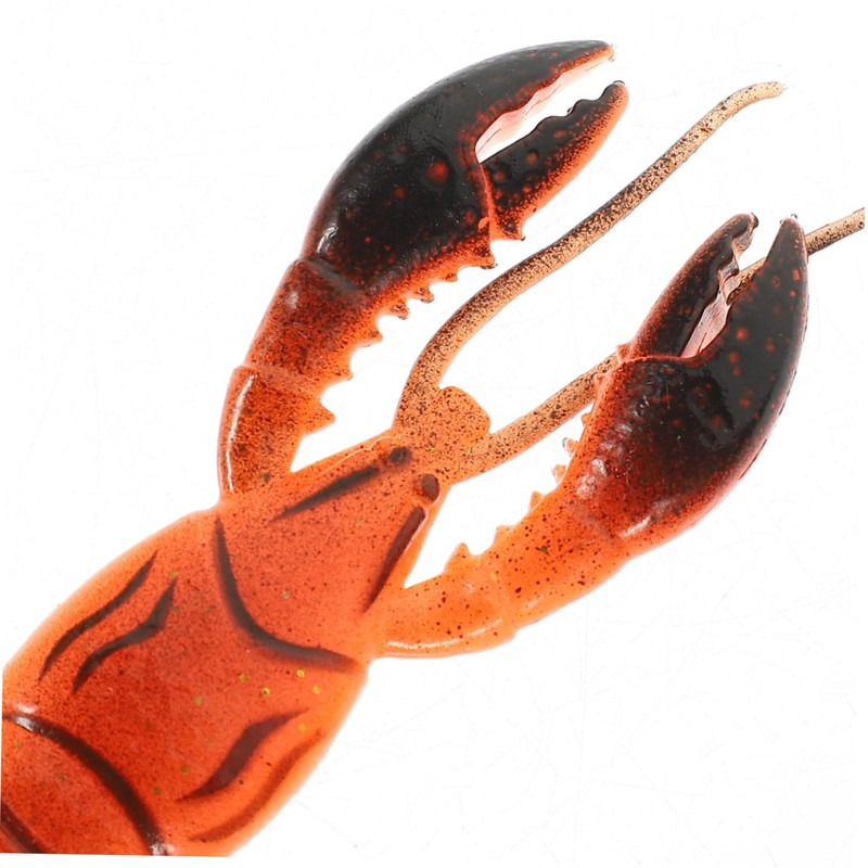 KOMBIUDA 4pcs Realistic Lobster Fishing Baits Portable Soft Lures for