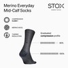 STOX Energy Socks Short Socks for Women, Premium Compression Socks,