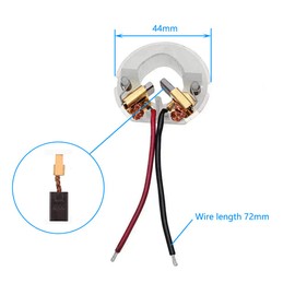 2 Sets Carbon Brush Holder & Pair of Carbon Brushes 3x8x13mm Compatible with HILTI SFC14A SFC14-A SFC 22-A 22A Power Tools Parts