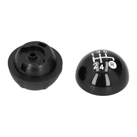 CHICIRIS Gear Shift Cap, Automatic Gear Shift Knob Decorative Car Gear Shift Knob Replacement Kit For Fiat 500 500c 2007 2008 2009 2010 2011 2012 2013 2014 2015 2016 2017 2018