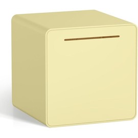 6" Piggy Bank Adults 2025 Savings, Must Break to Open Adult Piggy Bank Cash, Interactive DIY Assembly Unopenable Money Savings Box (Pinkish Purple) Decor Home - Color: Yellow