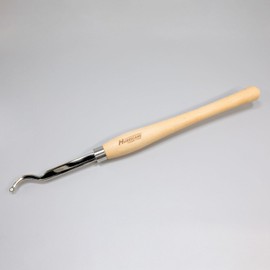 Hurricane Turning Tools, Mid-Size Carbide Tipped Curved Hollowing Tool, #1 For Woodturning