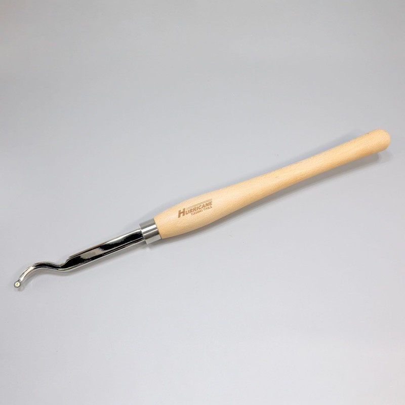 Hurricane Turning Tools, Mid-Size Carbide Tipped Curved Hollowing Tool, #1