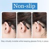 TORWOL Mini Silicone Ear Hooks Eyewear Retainer, 10 Pairs Anti-slip