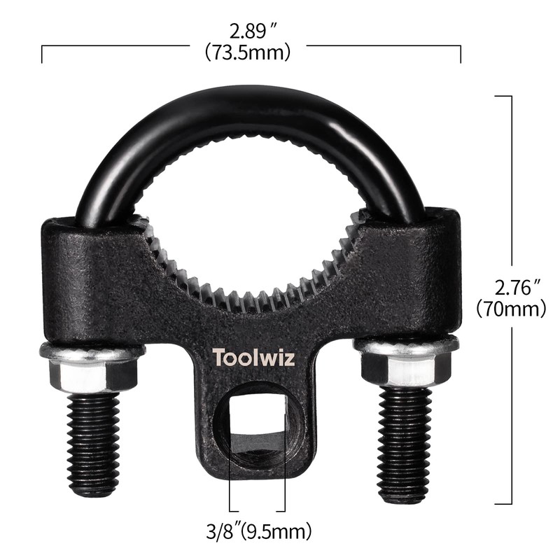 Toolwiz Inner Tie Rod Removal Tool, 2 Pack 3/8" Low