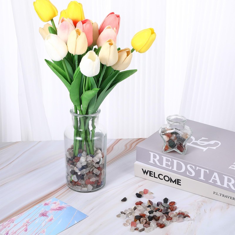 300 g Small Gemstones Set 8-12 mm