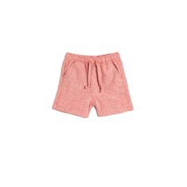 Koton Baybboys Linen Drawstring Pockets Shorts, Coral(402)