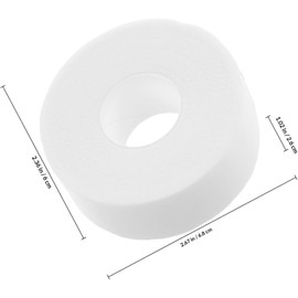 TEHAUX Protector de Cuello para 2.5Cm X 800Cm 3 Piezas, Cinta Adhesiva Invisible y Absorbente, para Camisas y Suéteres en Ambientes Laborales