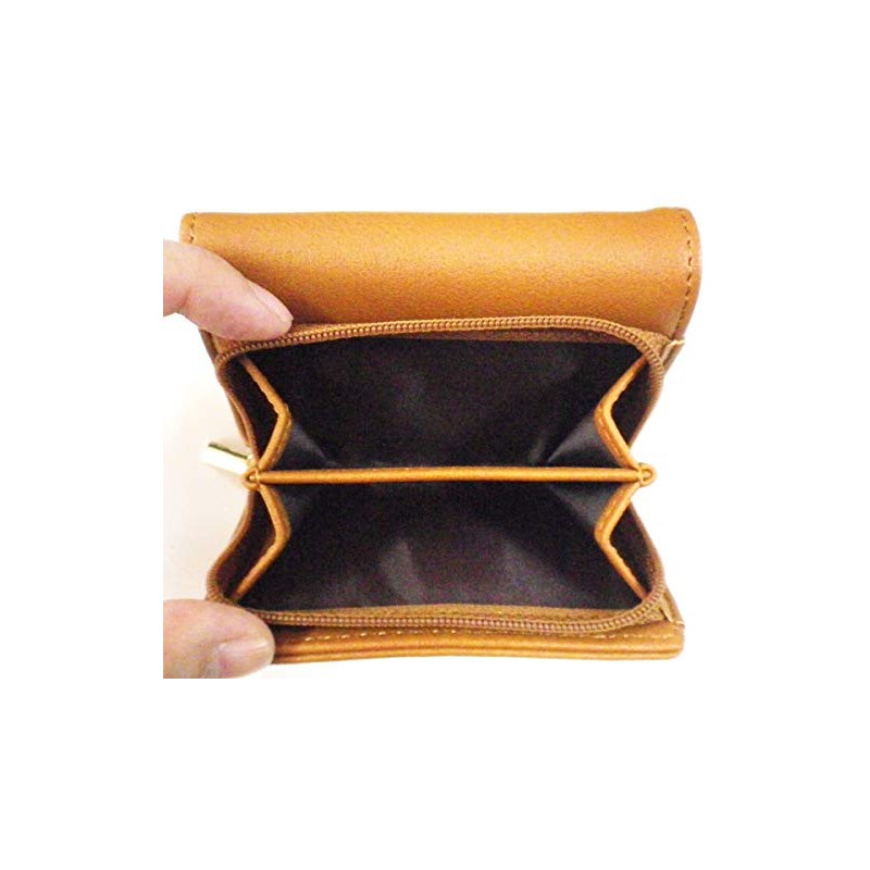 サニーサイド 伸び猫レター折財布 ワイン 10×4×8.5cm