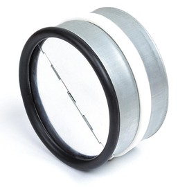 Forhandy Backflow Valve DN 100 mm with Sealing Rubber Ventilation Flap for Extractor and Ventilation Duct