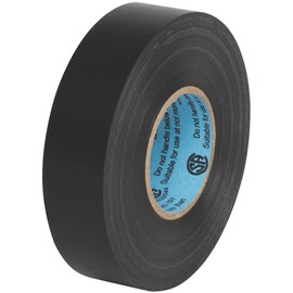 Shurtape EV 57 General Purpose Colored Vinyl Electrical Tape, UL Listed/CSA Approved, 7.0 Mil, Black, 3/4 Inch x 66 Feet, 1-Roll (200782)