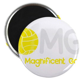 CafePress Water Polo Team Player Funny Goalie Waters Magnets 2.25" Round Magnet, Refrigerator Magnet