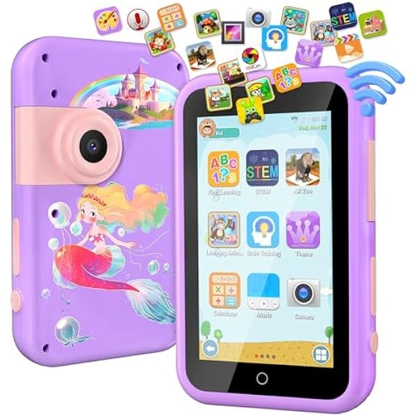 VATOS Kids Smart Phone Toy for Girls Boys 3 4