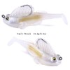 Fishing Lures for Bass Soft Swimbaits with Paddle Tail Soft