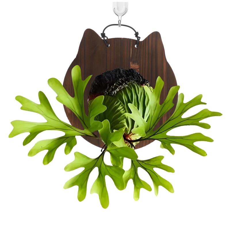 CIYODO 1Pc Hanging Plants Board Durable Wooden Wall Planter for