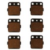 Factory Spec, Front & Rear Semi-Metallic Brake Pads for Honda