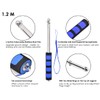 Telescopic Flag Pole 2 Pcs Handheld Flag Pole Stainless Steel