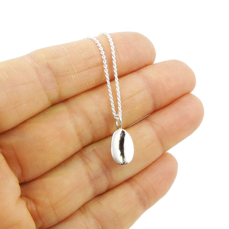 The Mexican Collection Coffee Bean Solid 925 Sterling Silver Chain