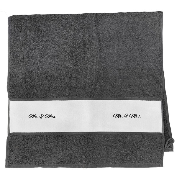 Huuraa Mr. & Mrs. Hand Towel with Lettering Gift 50
