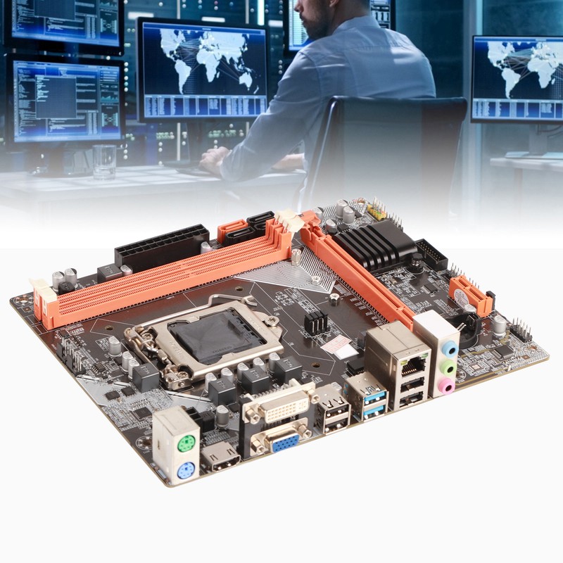 Desktop Motherboard for Intel B75 M.2 High‑Speed Hard Disk 1155‑Pin