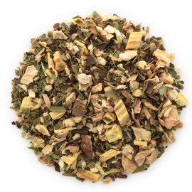 Teabloom Organic White Tea, White Ginger Pear Loose Leaf Tea, Distinctive and Delicate White Tea, USDA Certified Organic, Fresh Whole Leaf Tea in Reusable Gift Canister, 2.46 oz/70 g Canister Makes 35-50 Cups