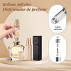 Mini Atomizador Perfume, Porta Perfume para Viaje, Perfumeros de Bolsillo