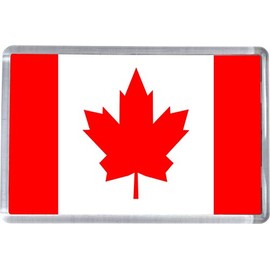 Flags of the World Canada Canadian Flag Magnet 5 X 7.5 CM