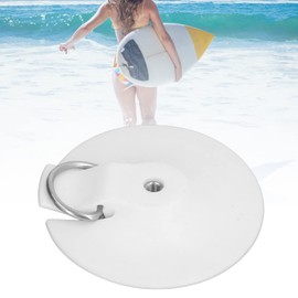 LOCADENCE Camera Surfboard Mount, Surfboard Camera Mount Base Pads Nut, Surfboard Camera Mount Base with D Ring PVC Stable Surfboard Camera Base Holder for Outdoor Sports (White)