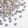 Beadsland 2880pcs Flat Back Crystal Rhinestones Round Gems for Nail