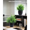Clearain Fake Plants 6 Packs Artificial Plants Small Faux Plants
